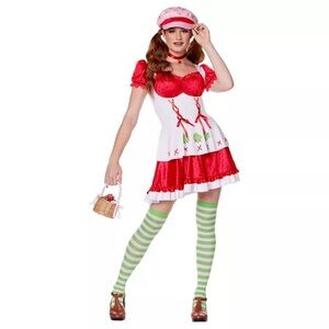 Adult Strawberry Shortcake Costume – Size [XL] – Great Condition!